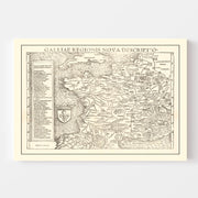 map of France