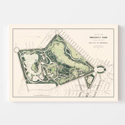 map of Prospect Park
