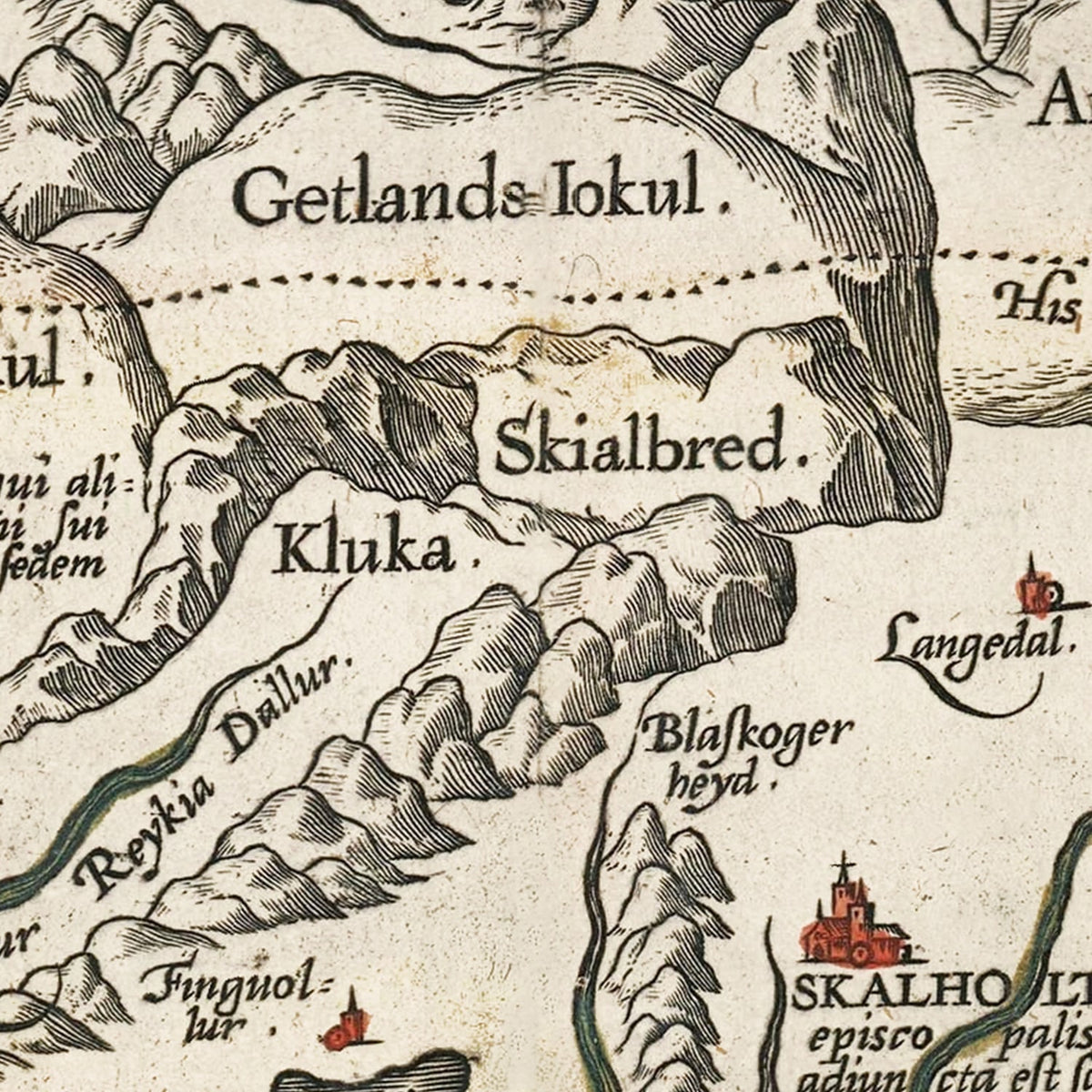 Vintage Iceland Maps