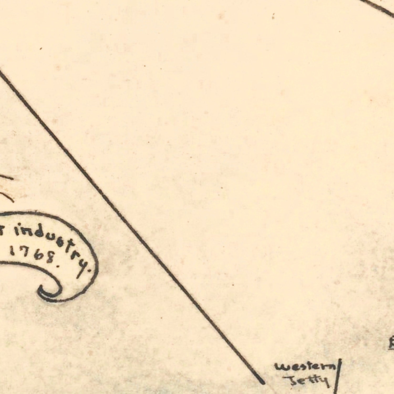 Restored historic details from the 1930 misc. attraction map of County, Massachusetts