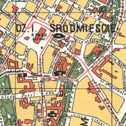 old Krakow map