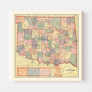 map of Oklahoma