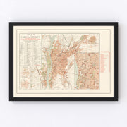 Cairo Vintage Map 1935