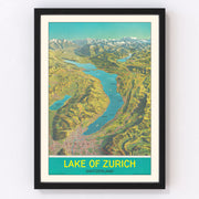 Zurich Vintage Map 1939