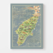 map of Rhodes Greece