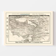 map of Napa Valley