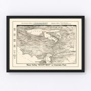 Napa Valley Vintage Map 1927
