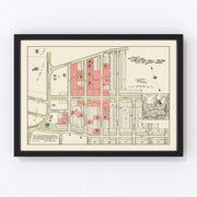 Chester Hill Park Mount Vernon Vintage Map 1910