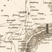 old Afghanistan map