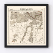 Afghanistan Vintage Map 1827