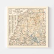 map of White Mountai