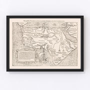 Africa Vintage Map 1574