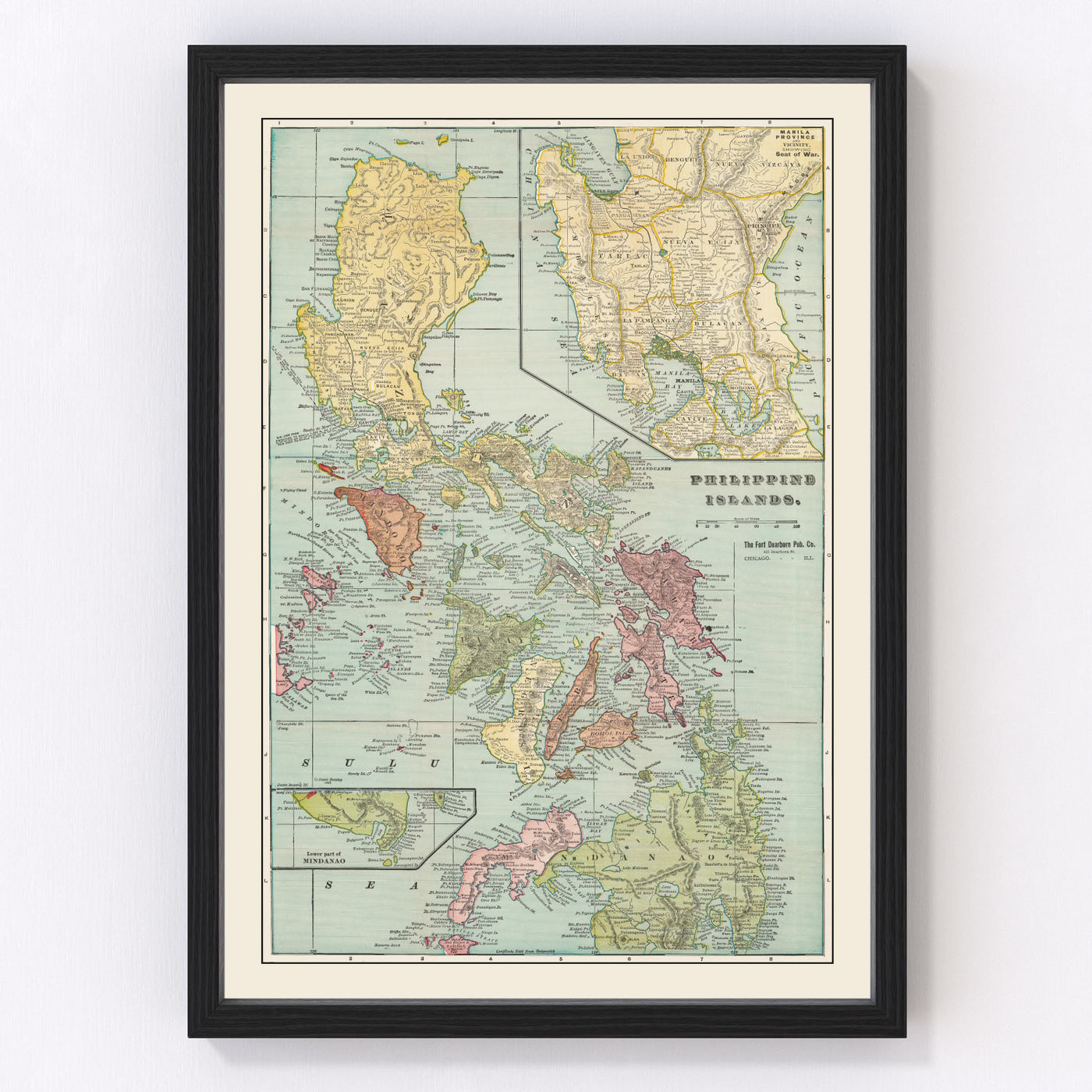 Philippines Vintage Map 1899