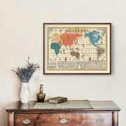 Japanese World map a