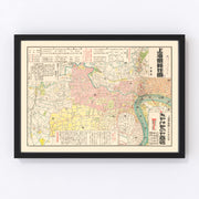 Shanghai Vintage Map 1940