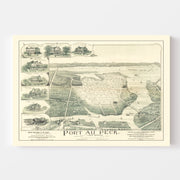 map of Port au Peck