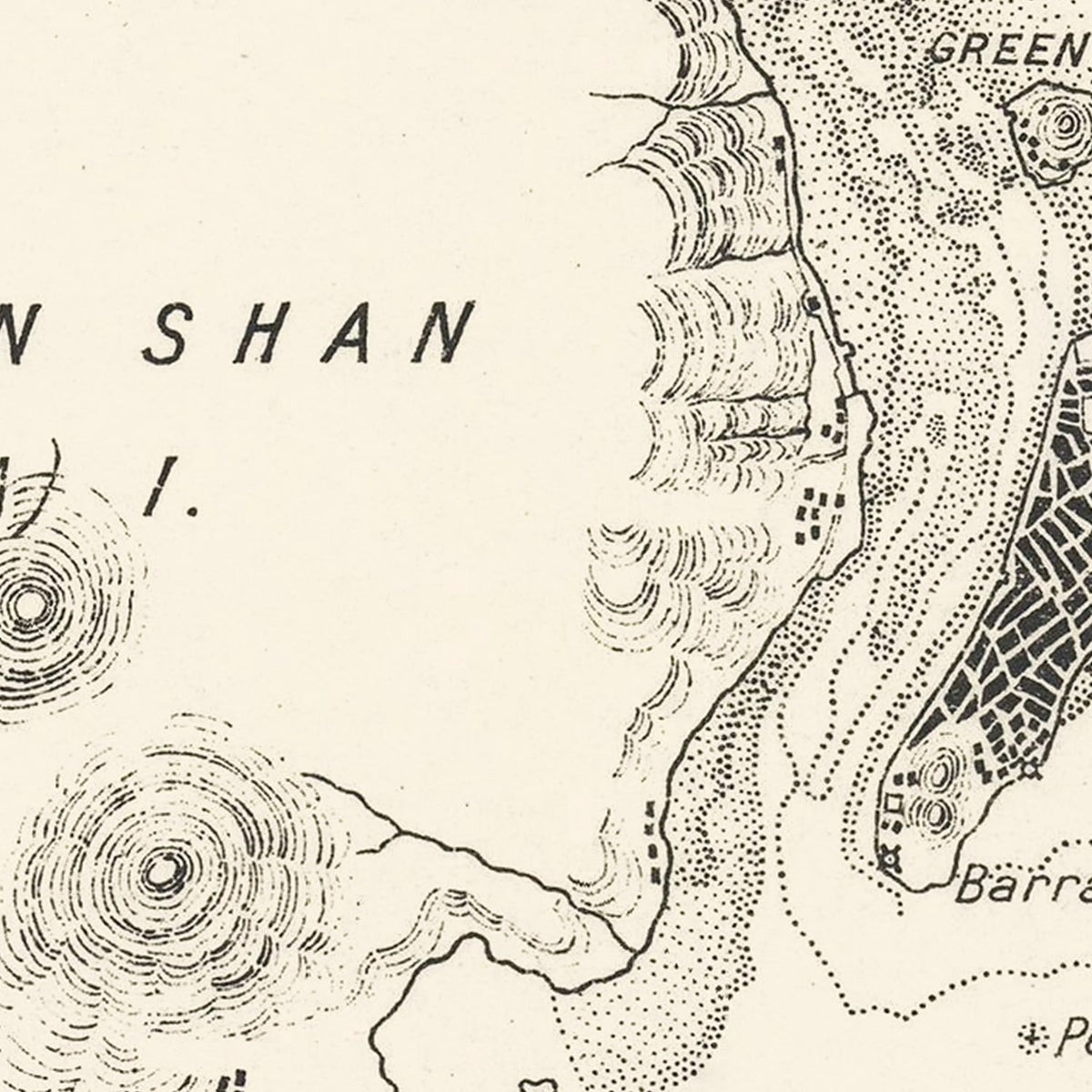 Restored historic details from the 1918 region map of County