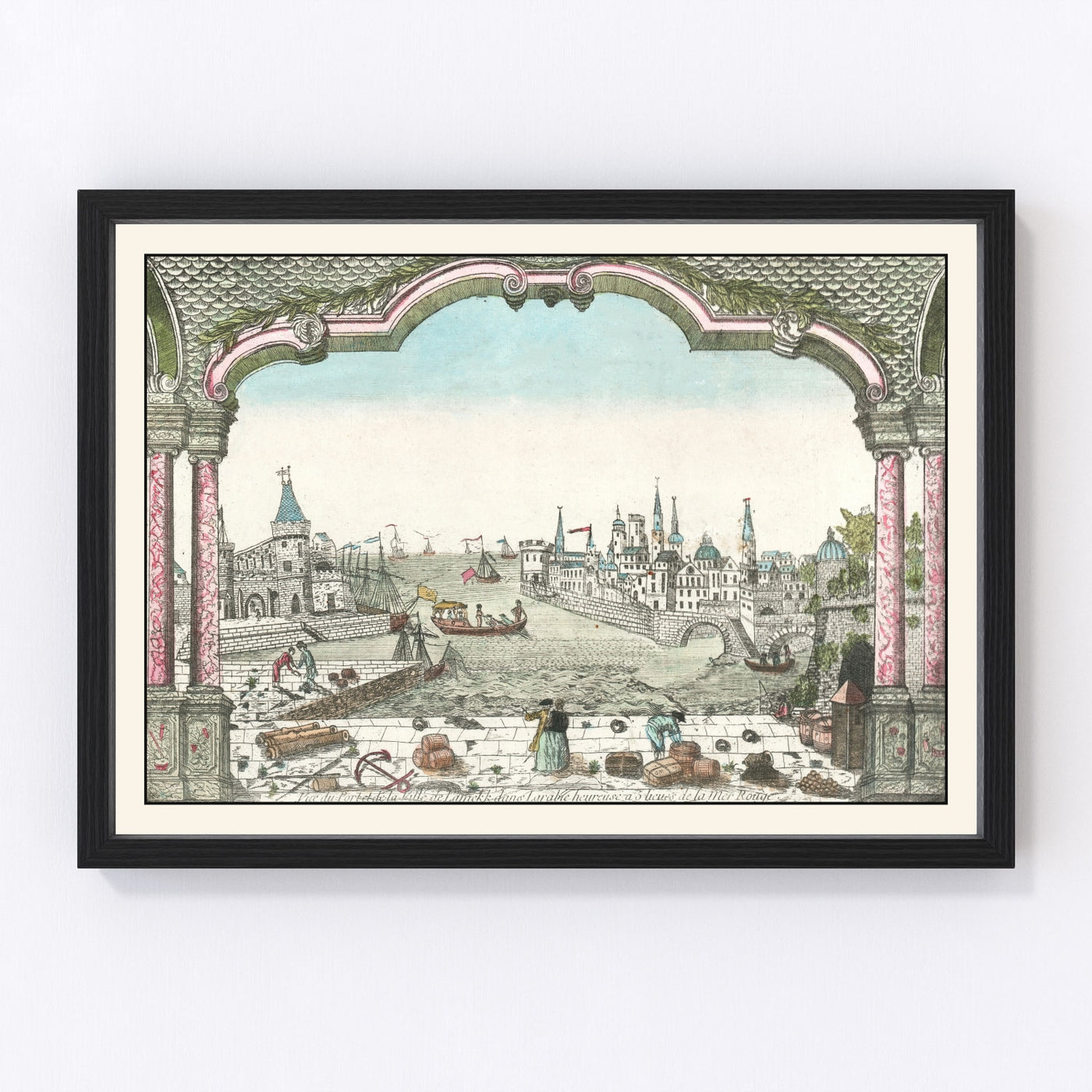 Jeddah Vintage Map 1750