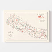 map of Nepal