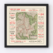 Sydney Vintage Map 1925