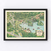 Rainbow Springs Florida Vintage Map 1967