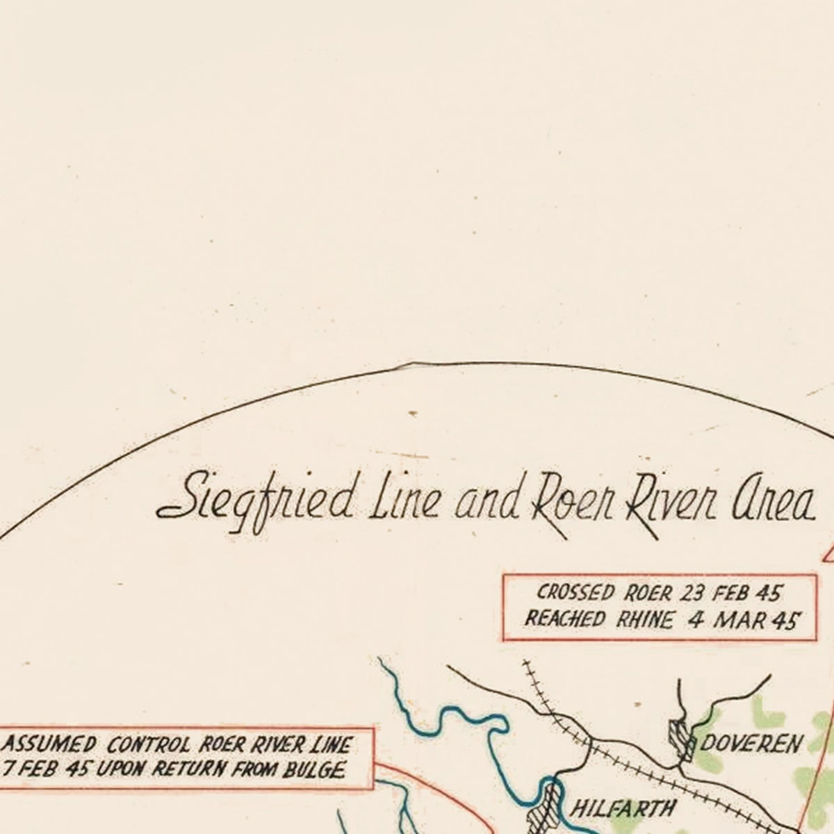 Restored historic details from the 1945 region map of County