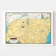 map of Lake Champlai