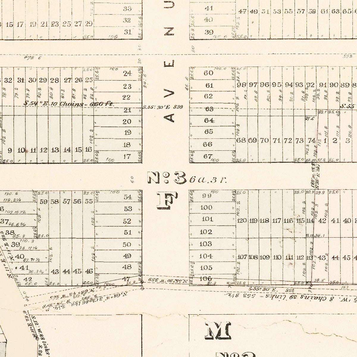 Restored historic details from the 1874 misc. attraction map of County, New York