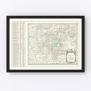 Greenwich Village Vintage Map 1960