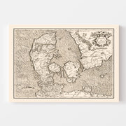 map of Denmark