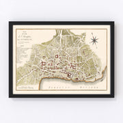 Asuncion Vintage Map 1809
