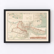 Shanghai Vintage Map 1932