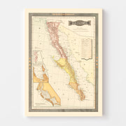 map of Baja Californ