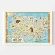 map of Kodiak Island