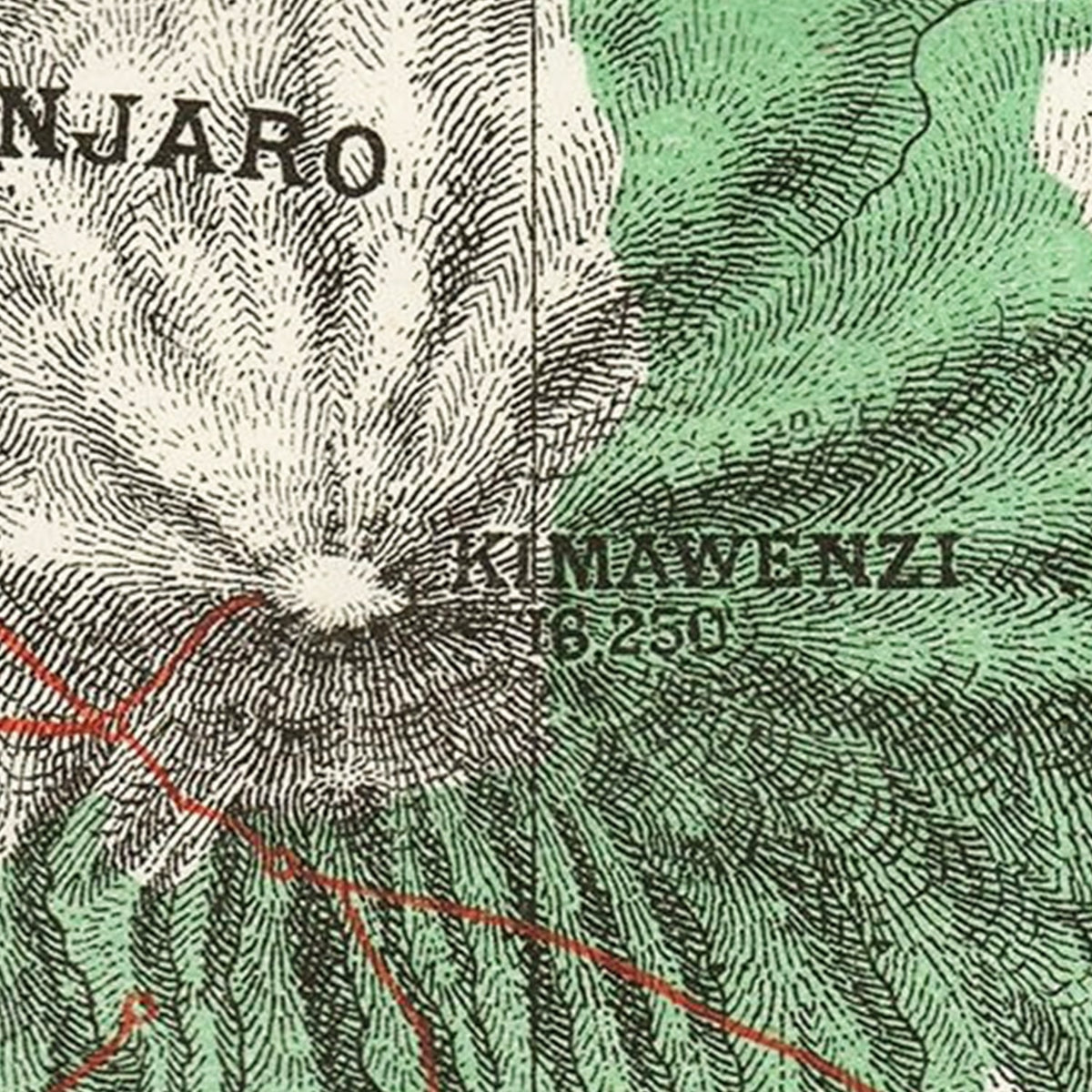 Vintage Tanzania Maps