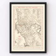 Manila Vintage Map 1938