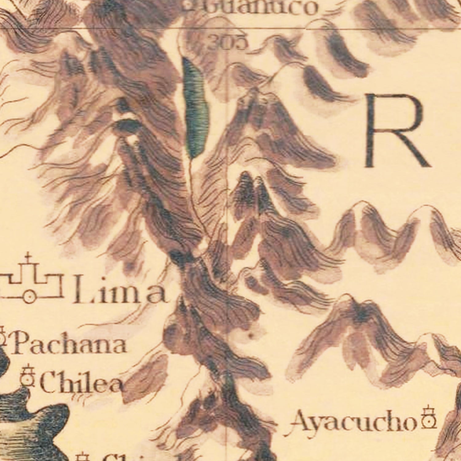 Restored historic details from the 1947 country map of County