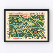 Lima Vintage Map 1954