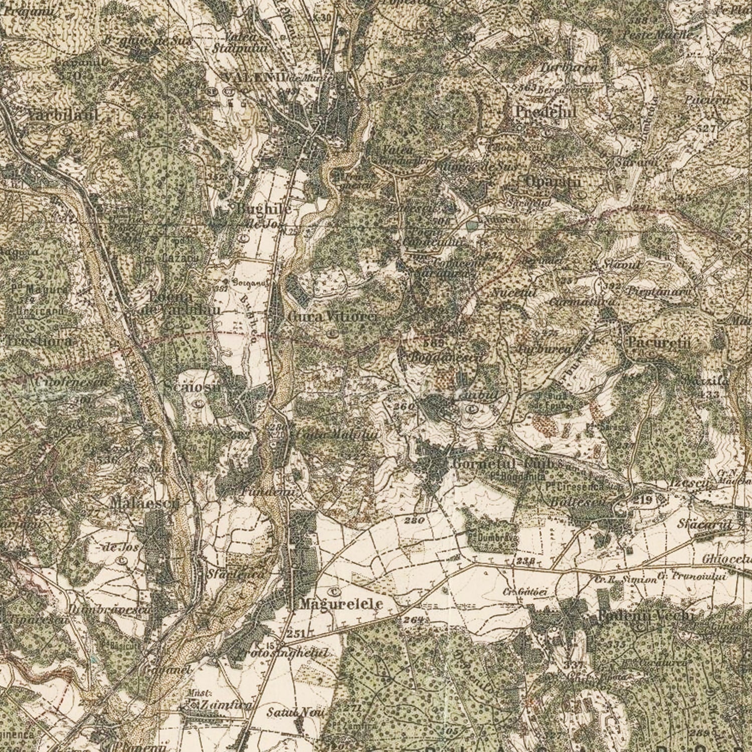 Restored historic details from the 1904 region map of County