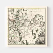map of Lake Ladoga