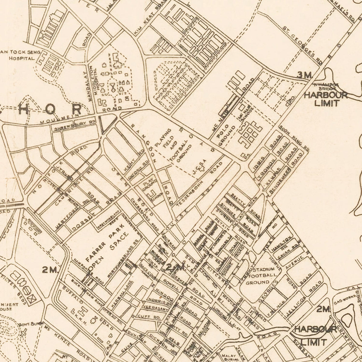 Vintage Singapore Maps