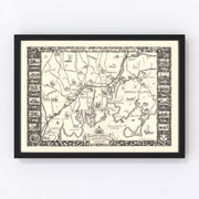 Greenwich Vintage Map 1939