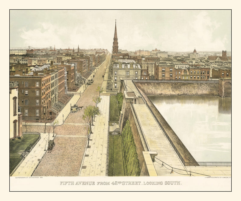 Size comparison using Vintage Murray Hill Neighborhood New York Map 1879