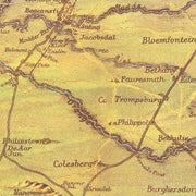 old South Africa map