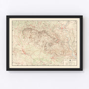 Montserrat Vintage Map 1949
