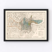 Shanghai Vintage Map 1928
