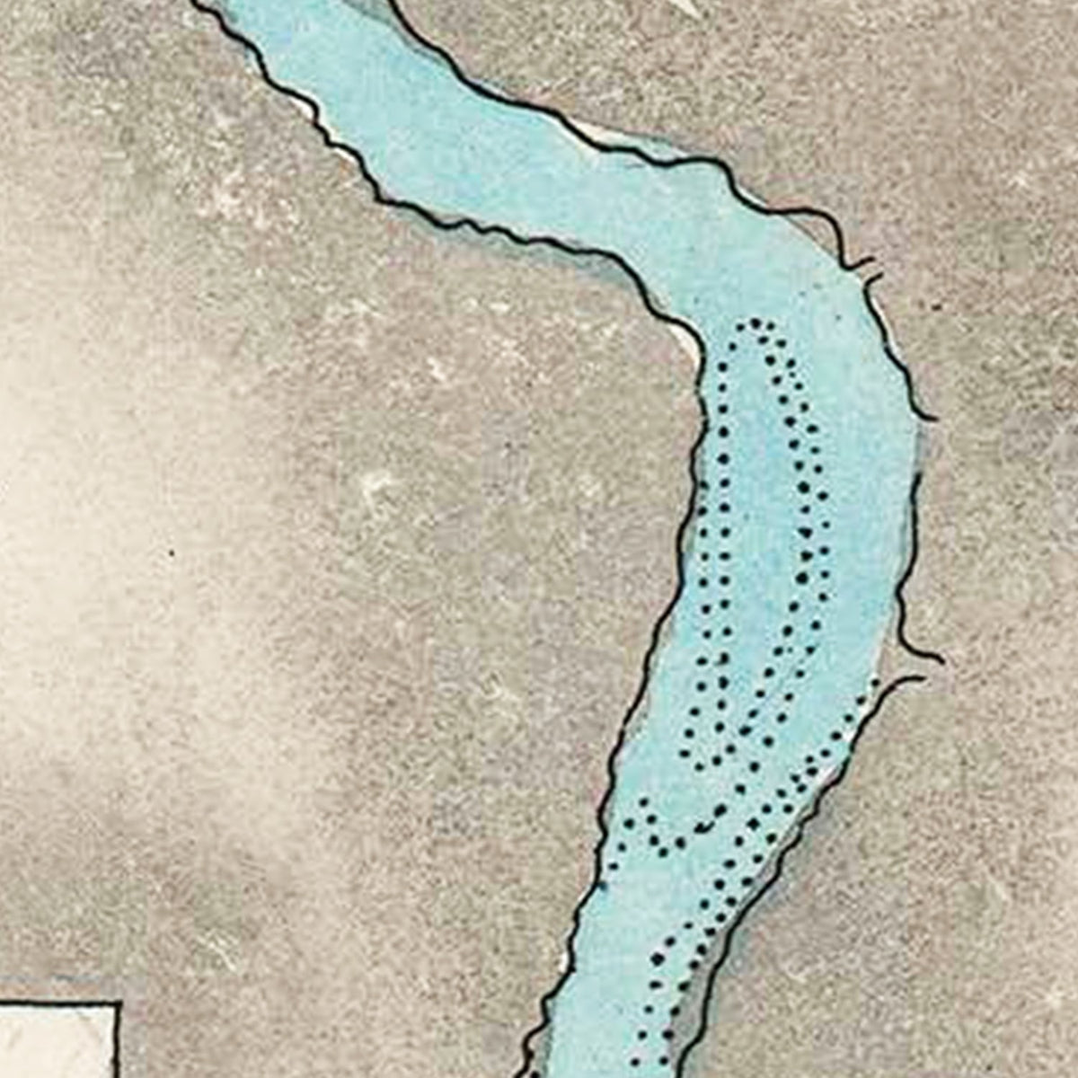 Restored historic details from the 1875 city map of Bangkok