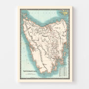 map of Tasmania