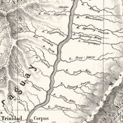 old Paraguay map