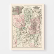 map of Adirondacks